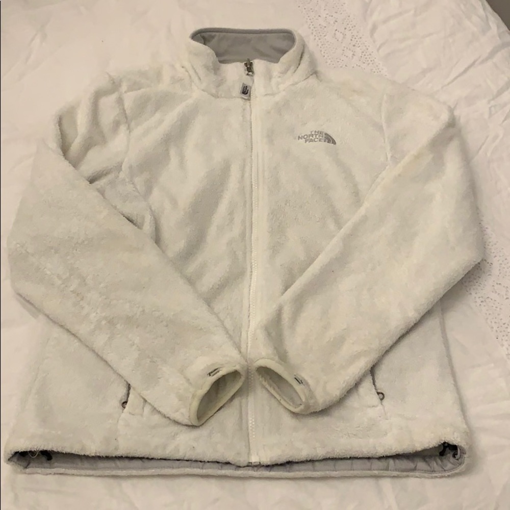 North Face fuzzy jacket